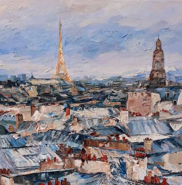 Print of Impressionism Cities Paintings by Olga Novokhatska