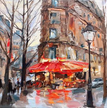 Print of Impressionism Cities Paintings by Olga Novokhatska