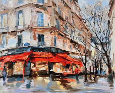 Print of Impressionism Cities Paintings by Olga Novokhatska