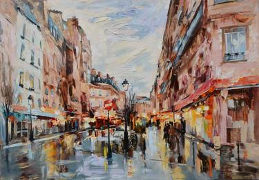 Print of Impressionism Cities Paintings by Olga Novokhatska