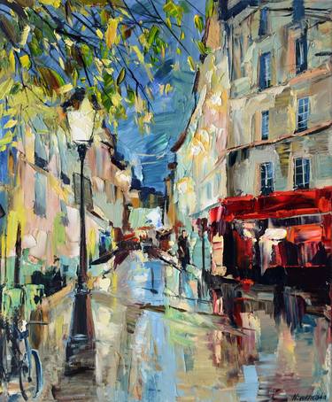 Montmartre streets by night thumb