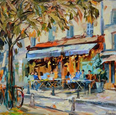 Café at the Montmartre thumb