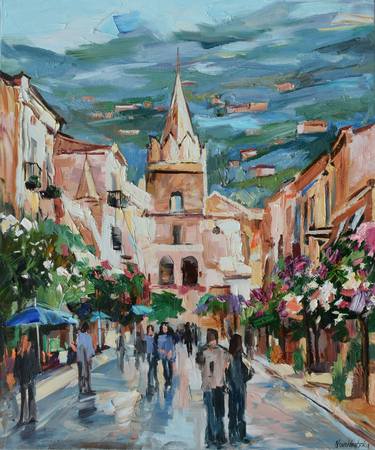 Print of Impressionism Cities Paintings by Olga Novokhatska