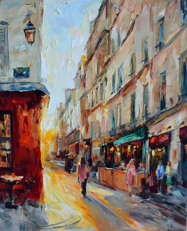 Print of Impressionism Cities Paintings by Olga Novokhatska