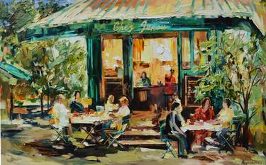 Print of Impressionism Cities Paintings by Olga Novokhatska