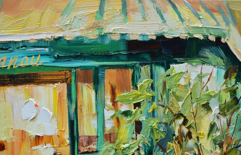 Original Impressionism Cities Painting by Olga Novokhatska