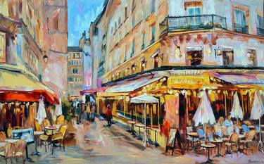 Print of Impressionism Cities Paintings by Olga Novokhatska