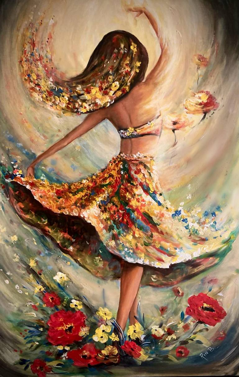 Original women paintings From Slovakia For Sale | Saatchi Art, image size:770x1213