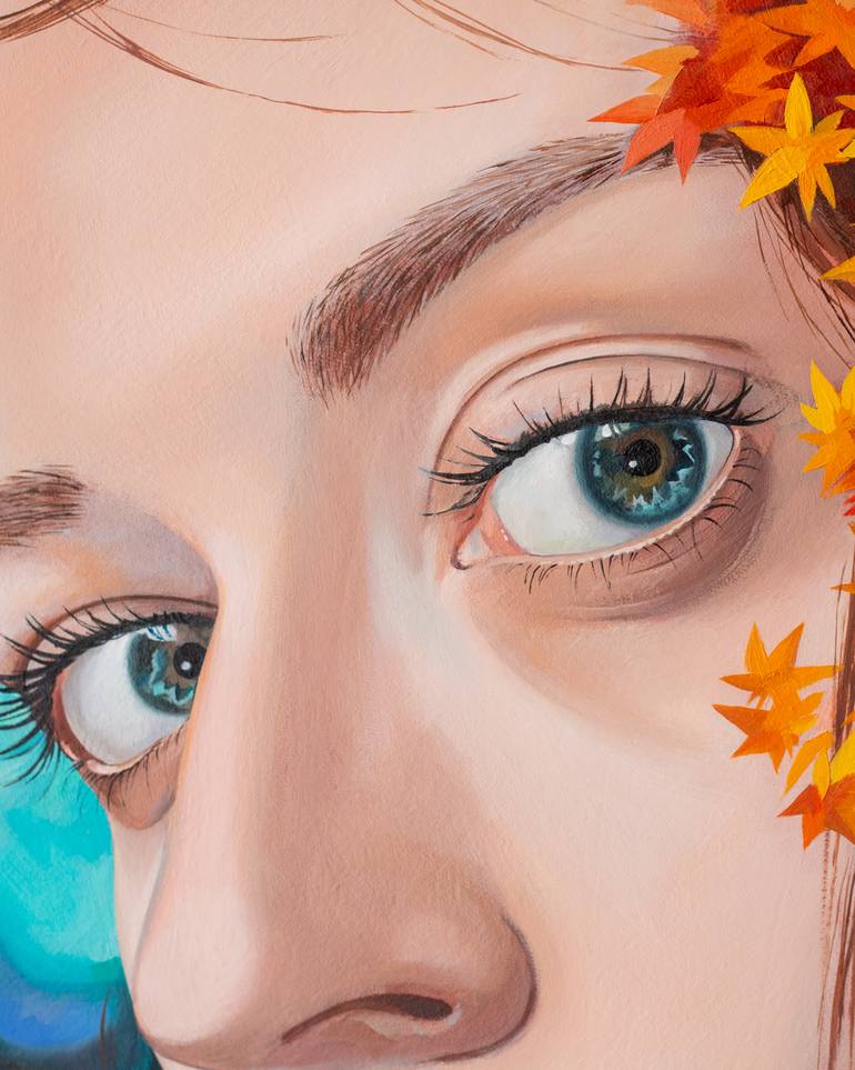 Original Figurative Women Painting by Yulia Katkova