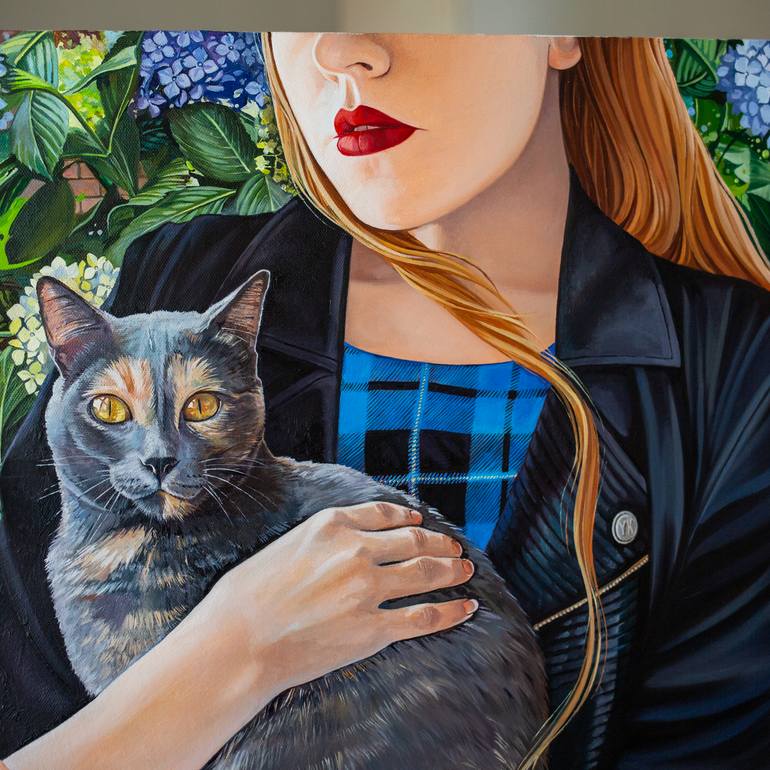 Original Realism Floral Painting by Yulia Katkova