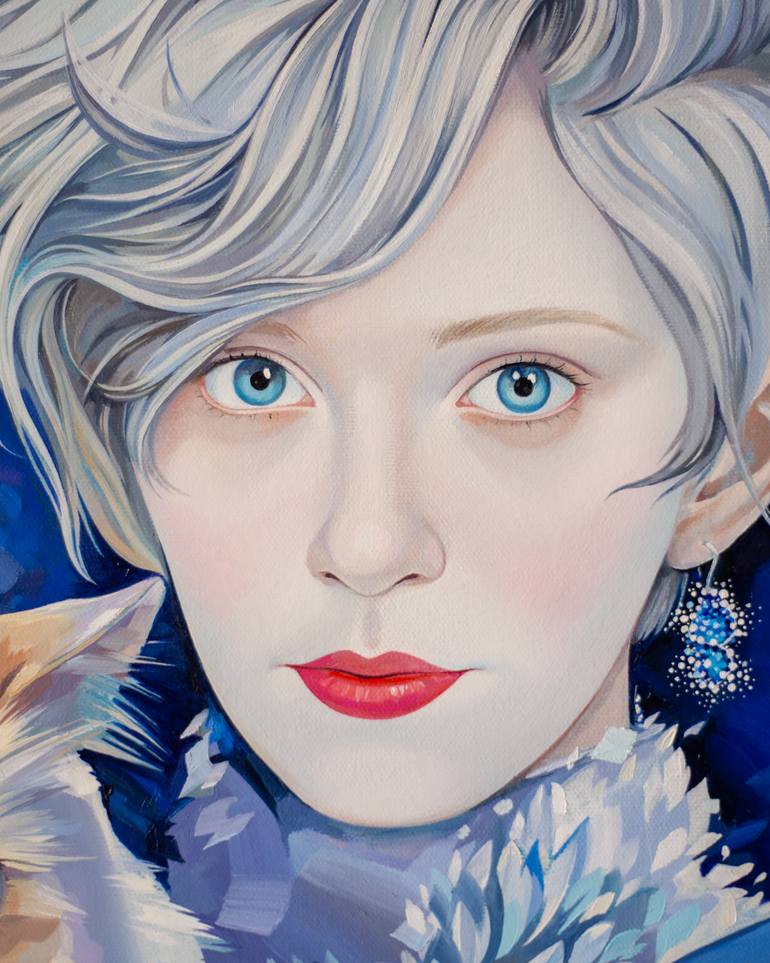 Original Realism Animal Painting by Yulia Katkova