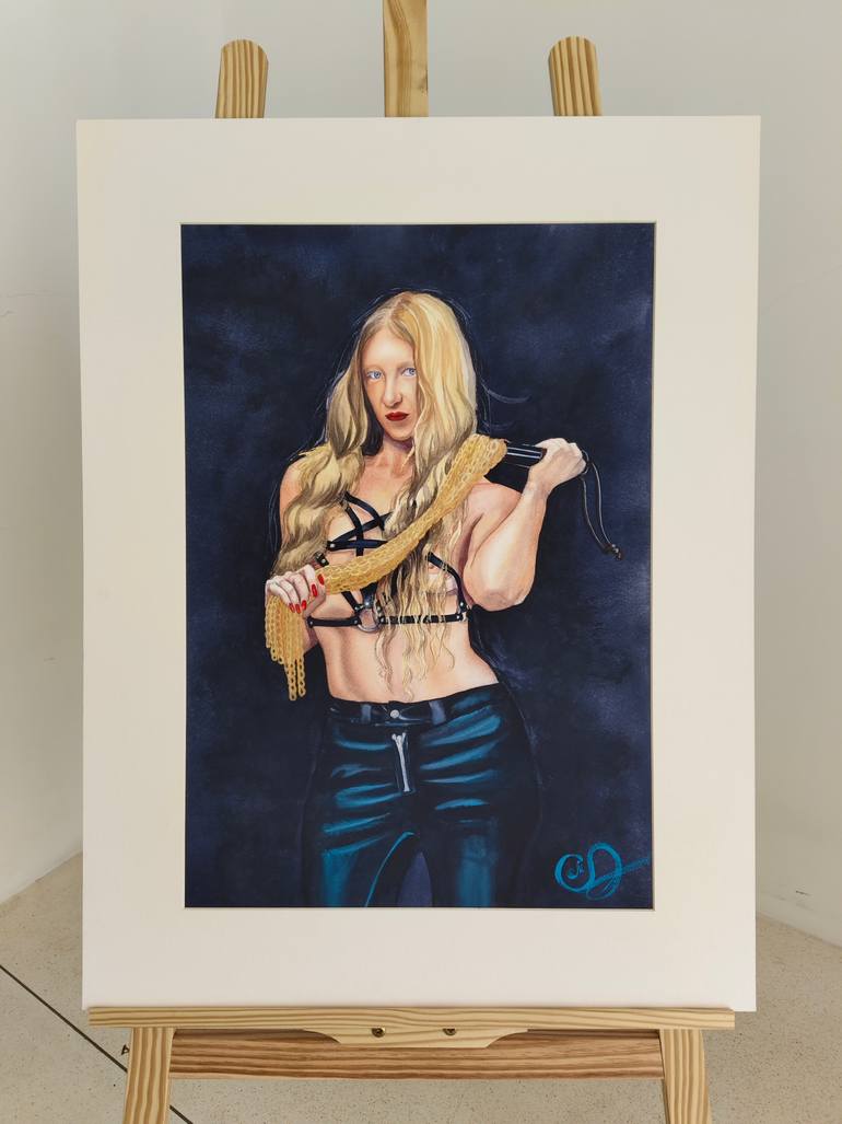 Original Contemporary Erotic Painting by Maria Saraikina