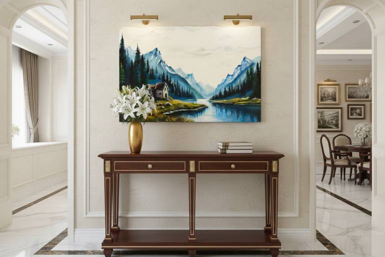 Original Abstract Landscape Painting by Indi Trends