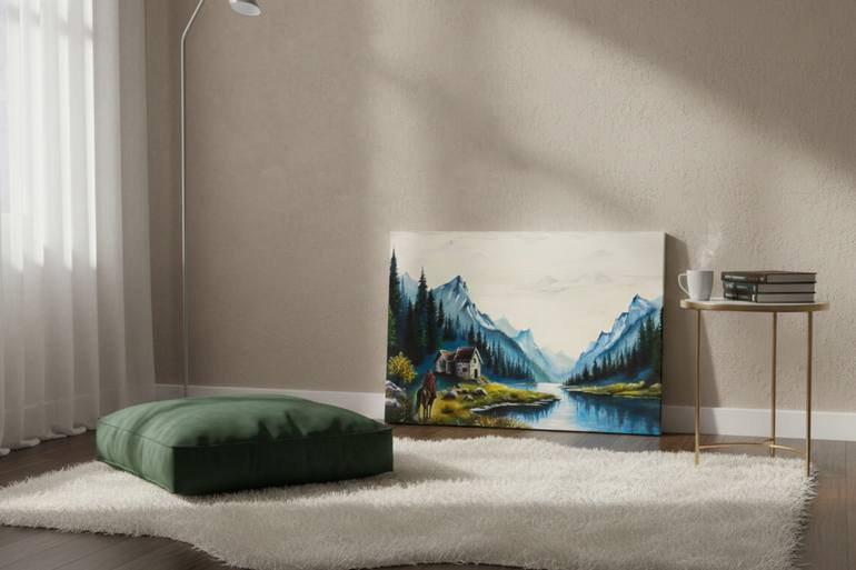 Original Abstract Landscape Painting by Indi Trends