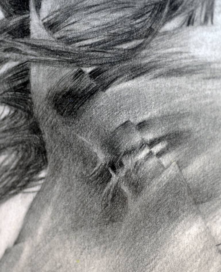 Original Figurative People Drawing by Cane Dojcilovic