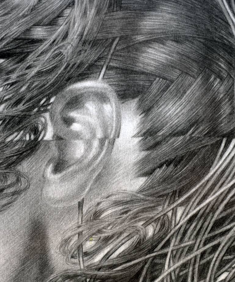 Original Figurative People Drawing by Cane Dojcilovic