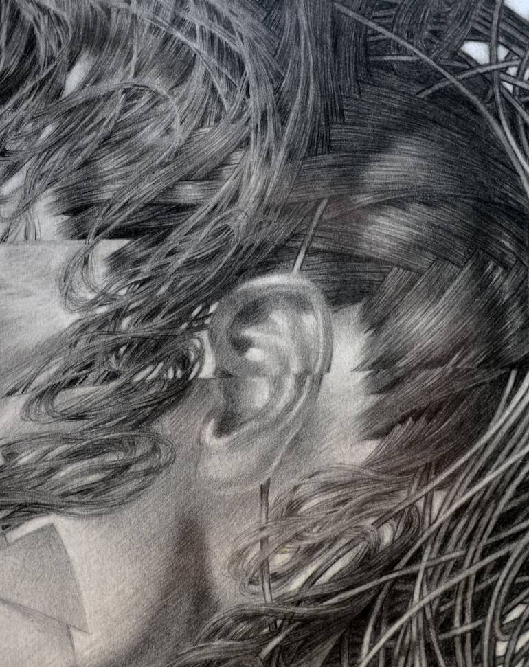 Original Figurative People Drawing by Cane Dojcilovic