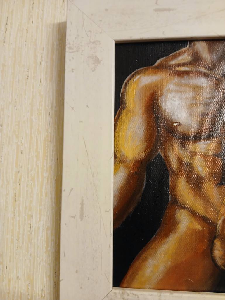 Original Modernism Nude Painting by Kemar Reid