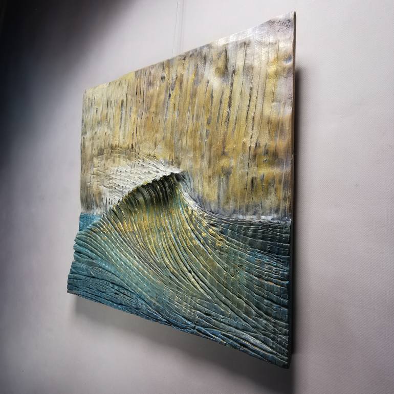 Original Abstract Landscape Sculpture by Loic De Maisonneuve