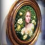 framed painting on the wall