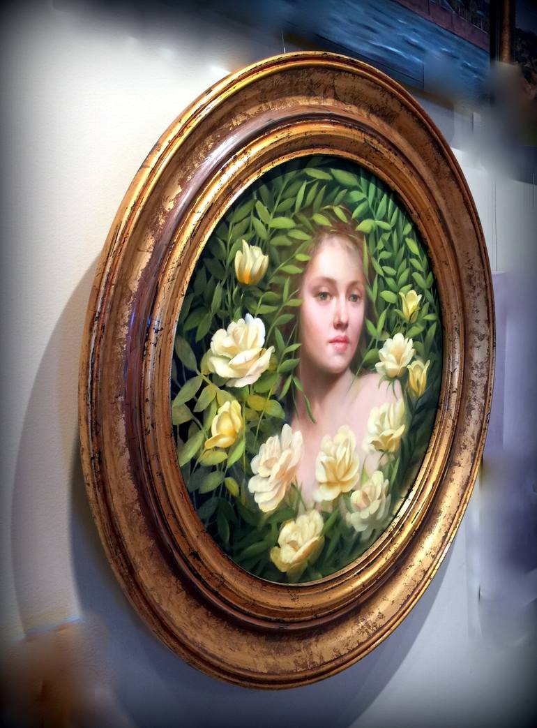 Original Figurative Women Painting by Loretta Fasan