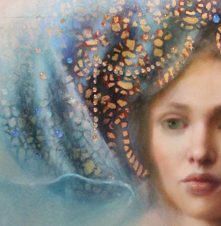 Original Figurative Women Painting by Loretta Fasan