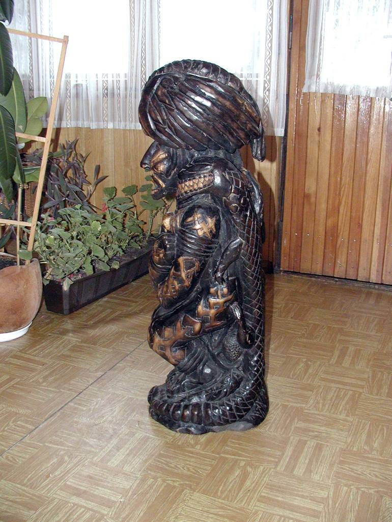 Original World Culture Sculpture by Marek Gzella
