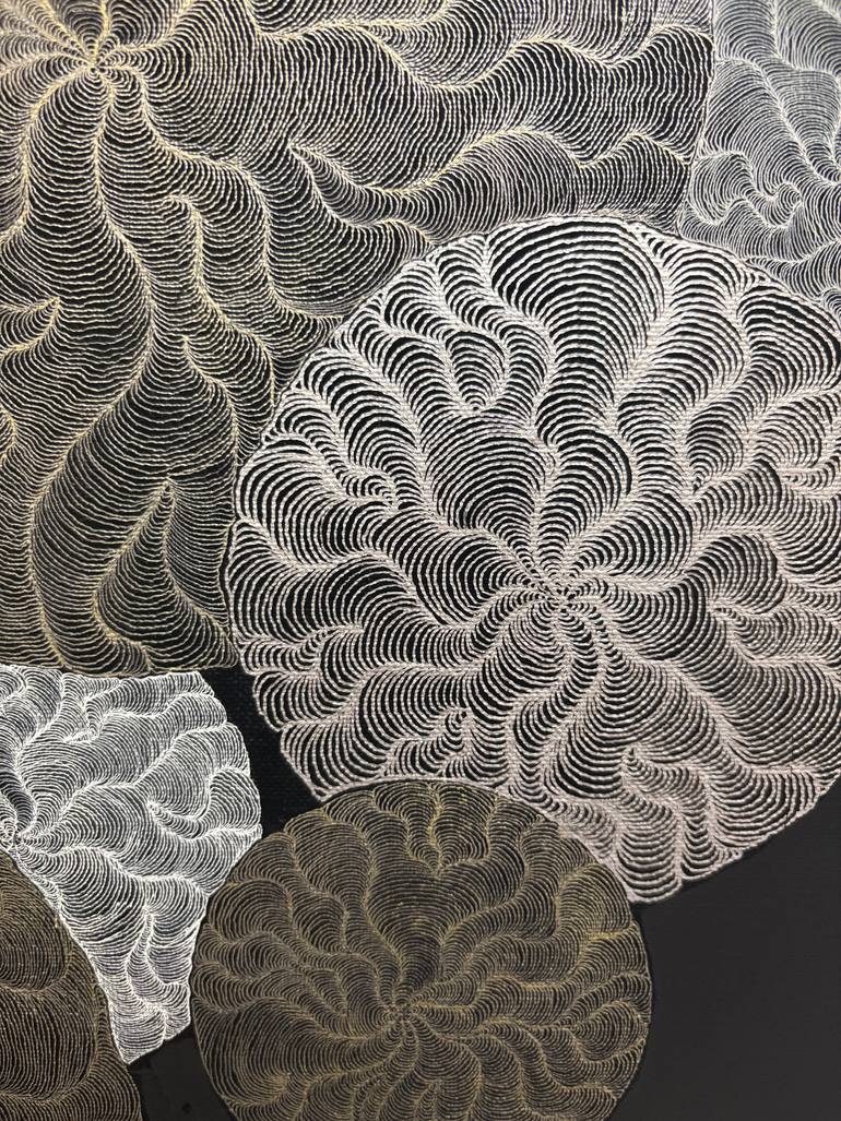 Original Geometric Abstract Drawing by Seike Kasumi