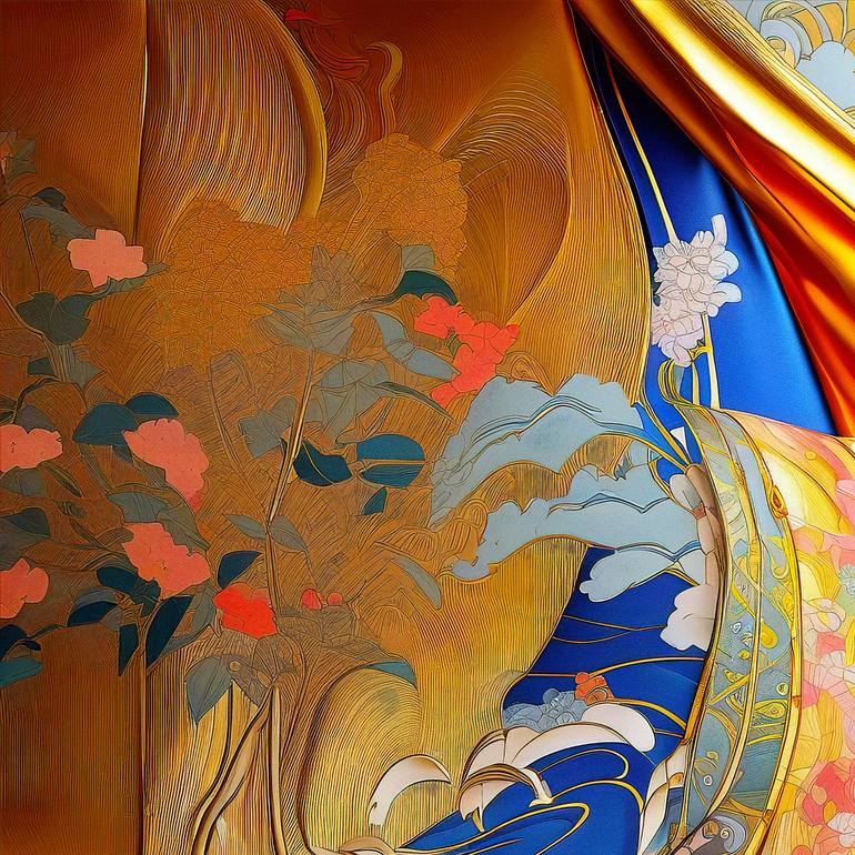 Original Algorithmic Floral Digital by Masanobu Tsuda