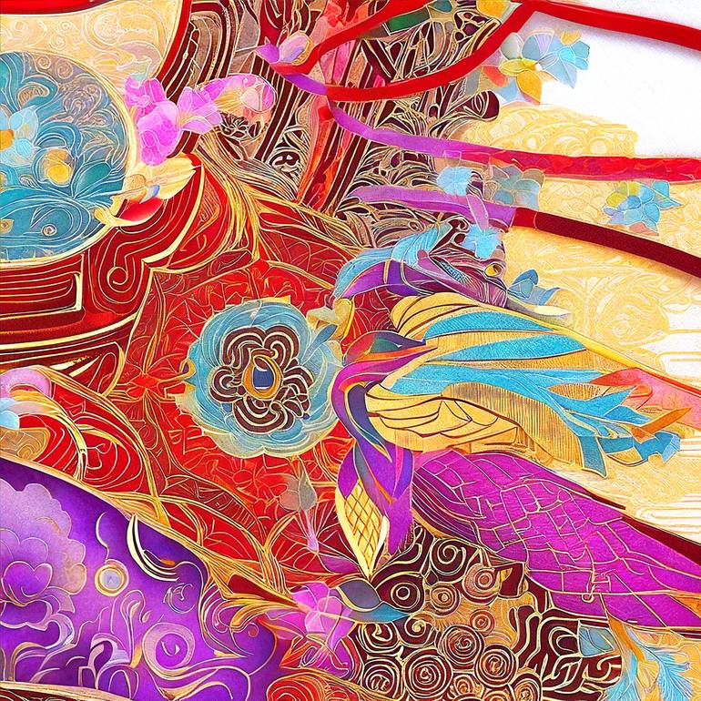 Original Abstract Fantasy Digital by Masanobu Tsuda