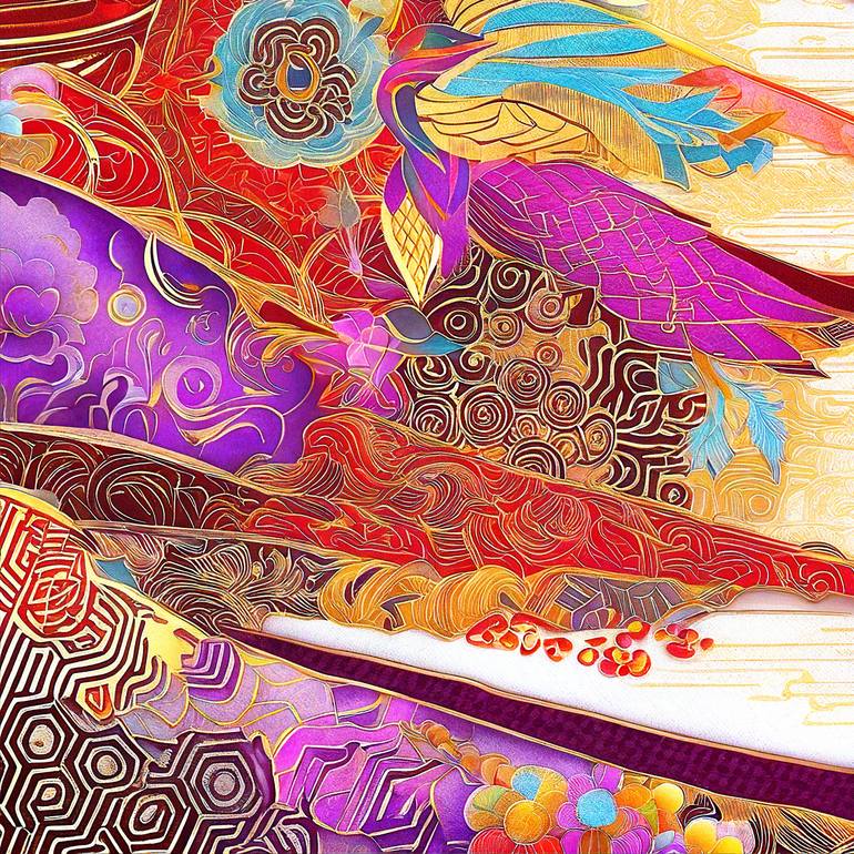 Original Abstract Fantasy Digital by Masanobu Tsuda
