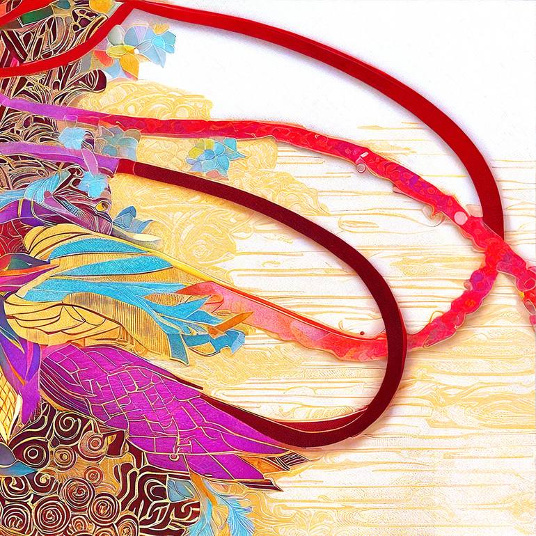 Original Abstract Fantasy Digital by Masanobu Tsuda