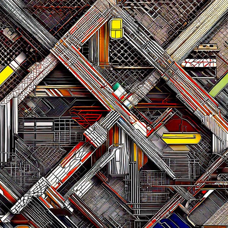 Original Algorithmic Science/Technology Digital by Masanobu Tsuda
