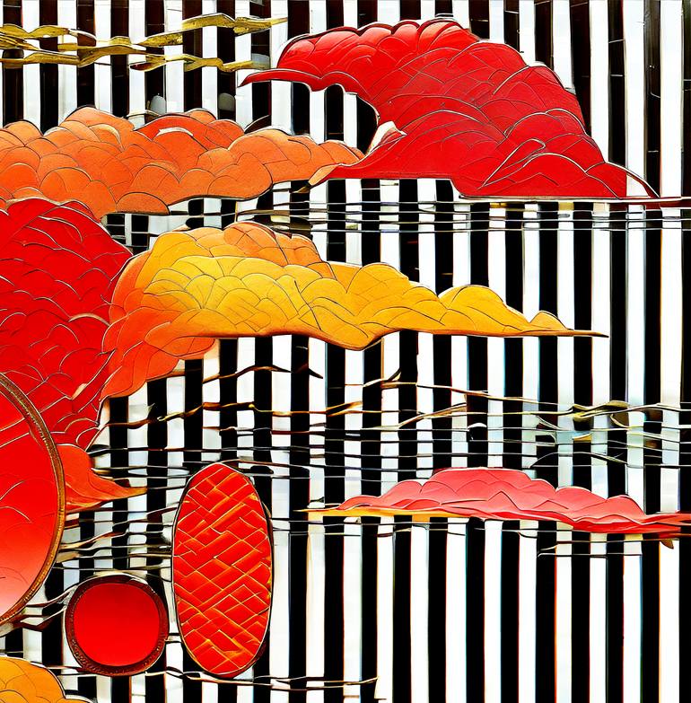 Original Abstract Patterns Digital by Masanobu Tsuda