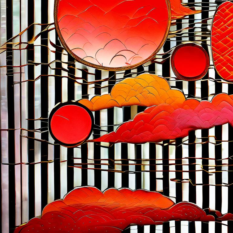 Original Abstract Patterns Digital by Masanobu Tsuda