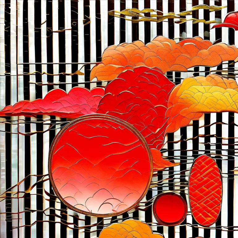 Original Abstract Patterns Digital by Masanobu Tsuda
