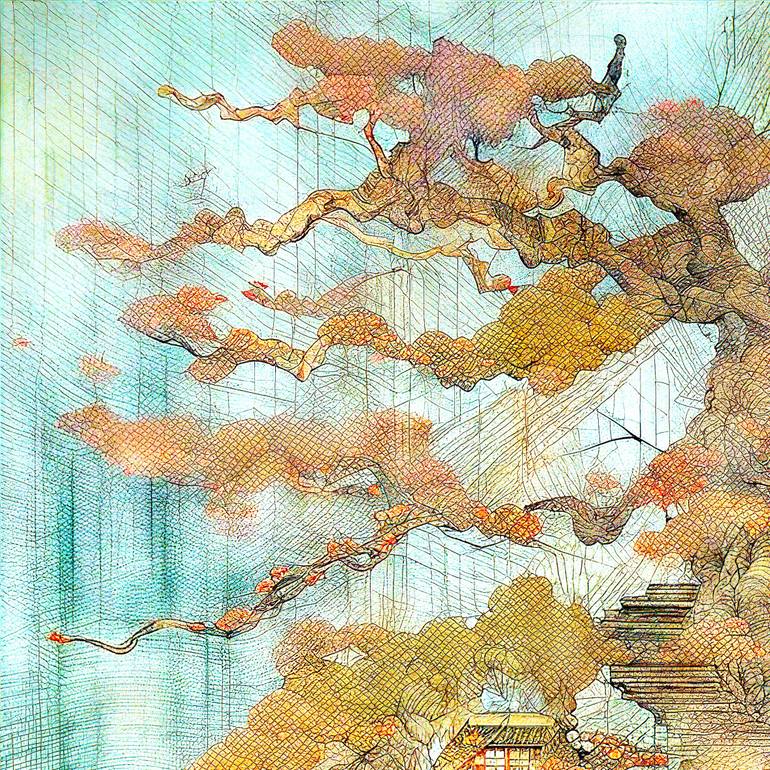 Original Algorithmic Fantasy Digital by Masanobu Tsuda