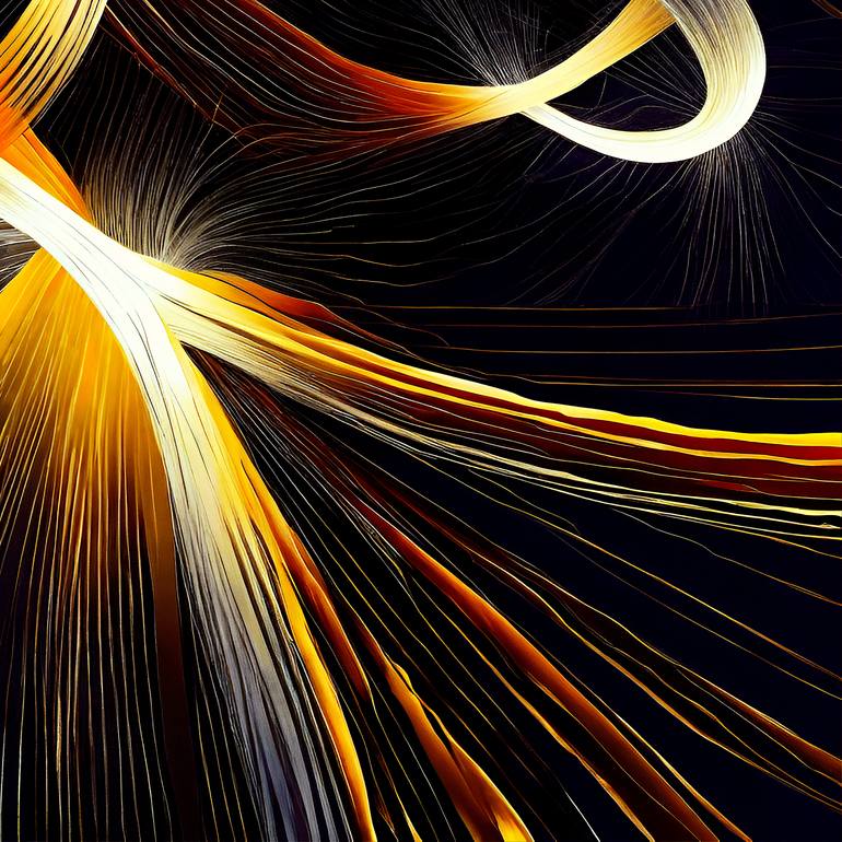 Original Algorithmic Abstract Digital by Masanobu Tsuda