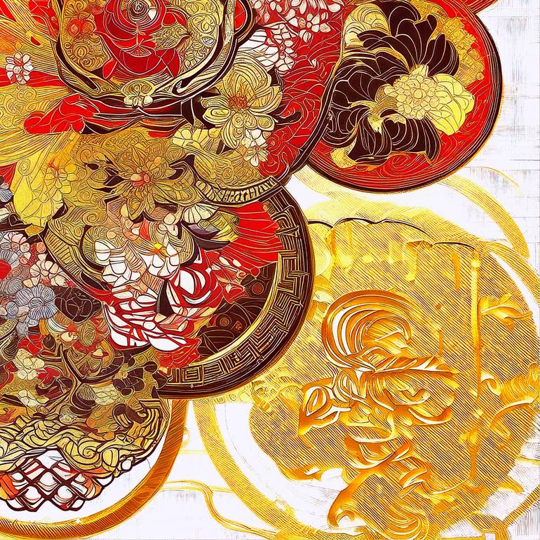 Original Abstract Patterns Digital by Masanobu Tsuda