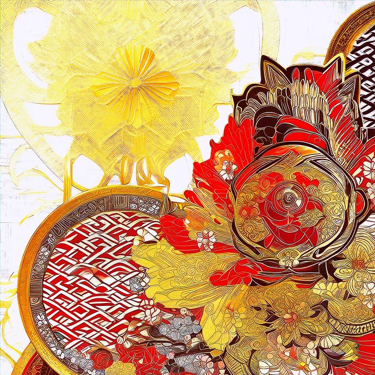 Original Abstract Patterns Digital by Masanobu Tsuda
