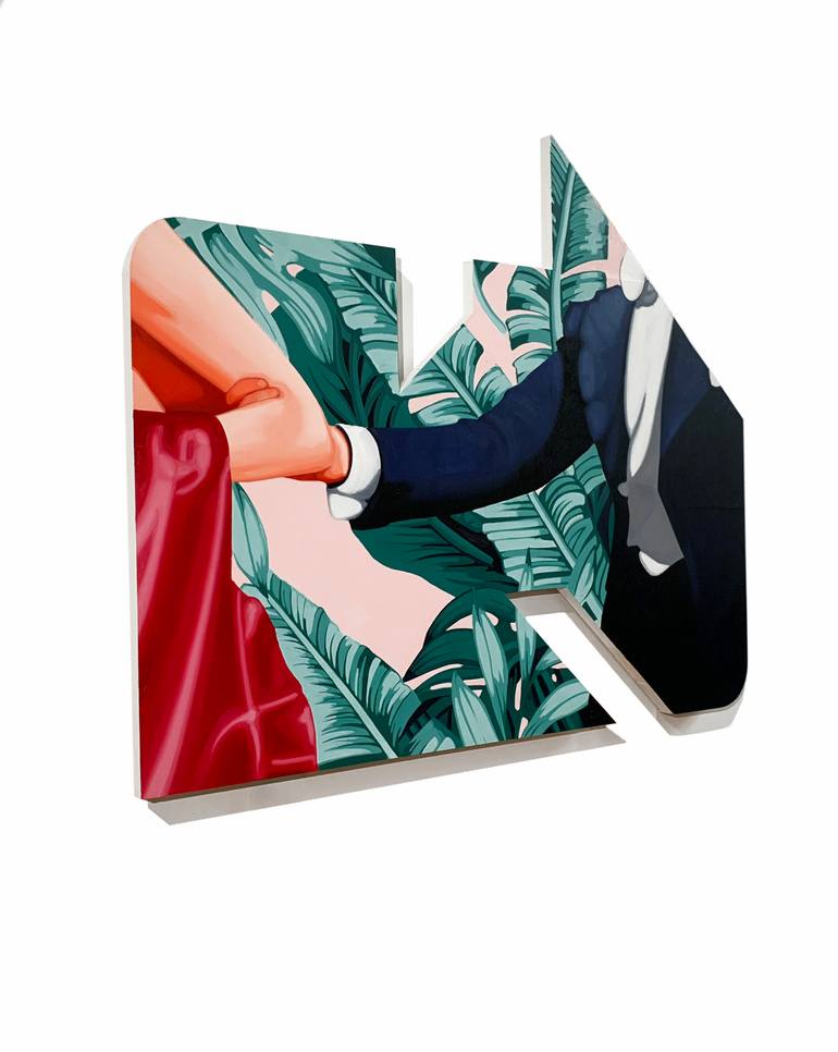 Original Conceptual Pop Culture/Celebrity Painting by John Grande