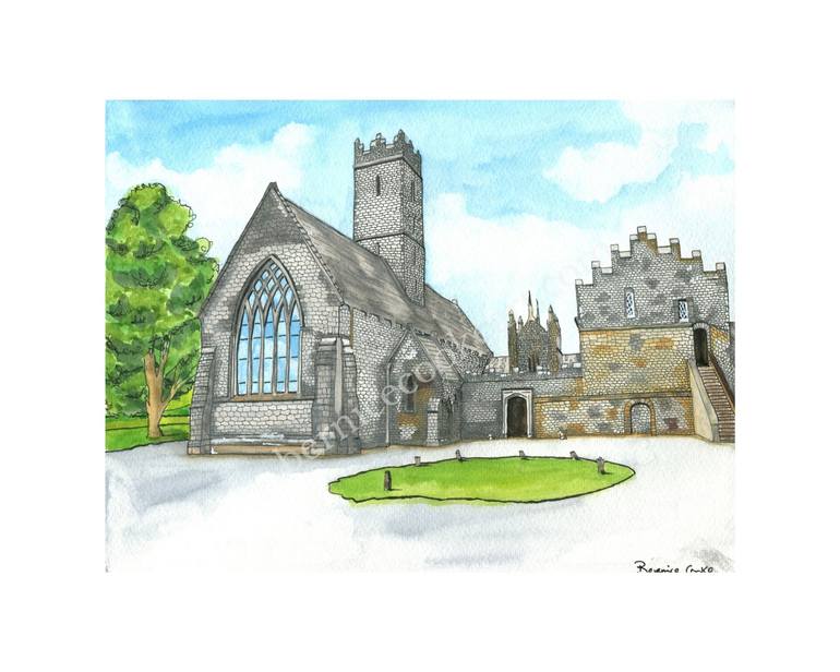 Original Realism Architecture Painting by Bernice Cooke
