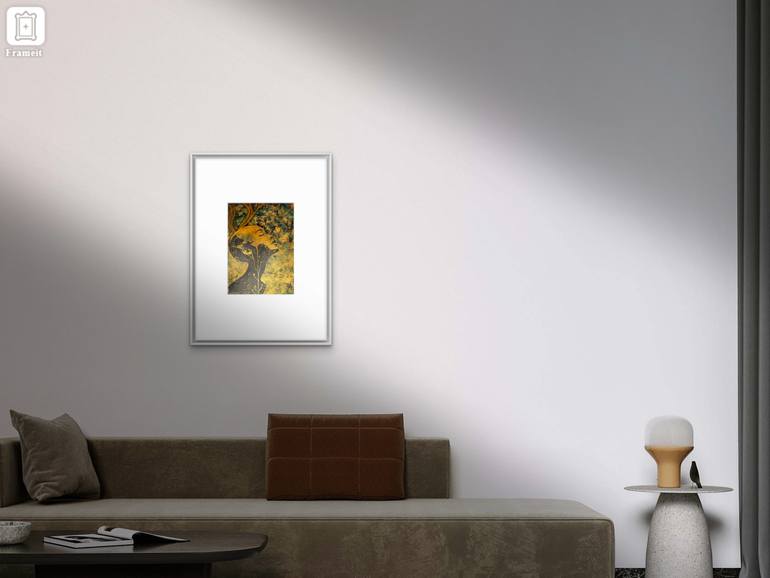 Original Abstract Women Mixed Media by Natalie Yurpal