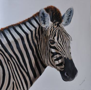 Original Photorealism Animal Painting by Yvonne Sommeling