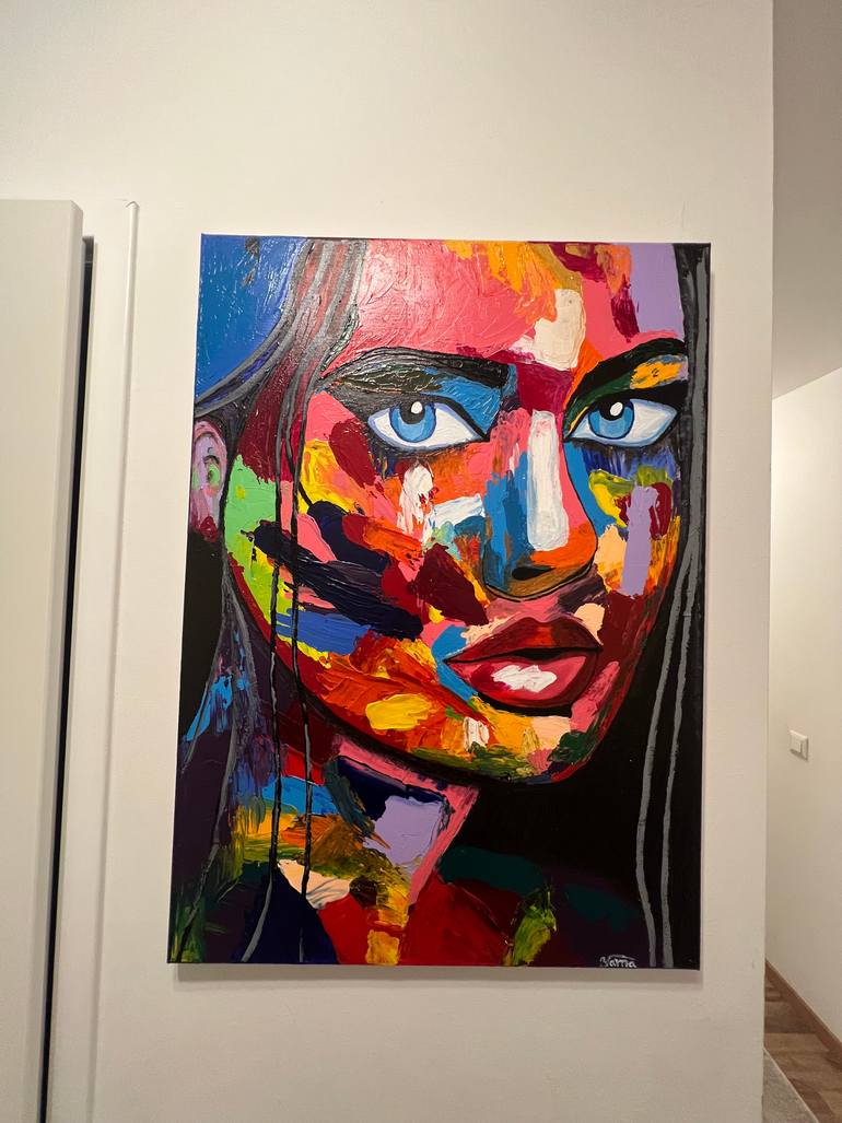 Original Contemporary Abstract Painting by Yama Aman