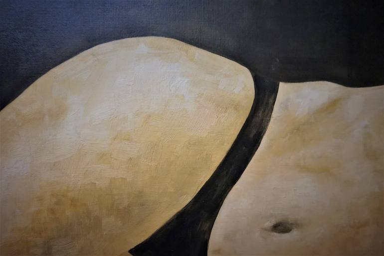 Original Realism Nude Painting by Krista Straume