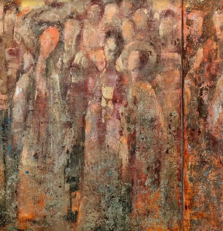 Original Abstract Politics Painting by Xiaoyu Cheng