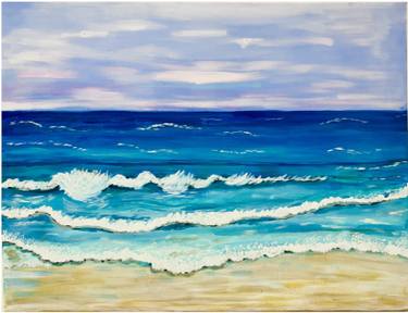 Original Impressionism Ocean Paintings by Nadeesha Dayananda