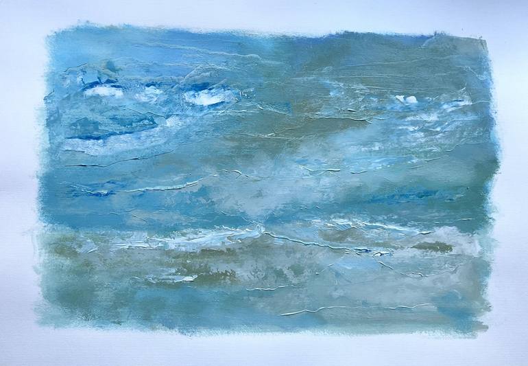 Original Expressionism Seascape Painting by Auke Mulder