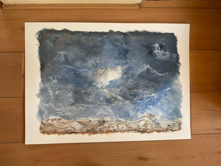 Original Expressionism Seascape Painting by Auke Mulder